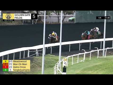 Man Oh Man Wins Race 5 on June 12, 2022 at Golden Gate Fields