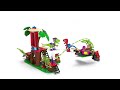 LEGO® Marvel Spidey And His Amazing Friends Voriuko ir Gobio velociraptoriaus kova namelio medyje būstinėje 11200