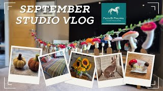 🍄STUDIO VLOG #46 - Yarndale prep, mushrooms, kits, mushrooms, crochet, mushrooms (You will love it!)