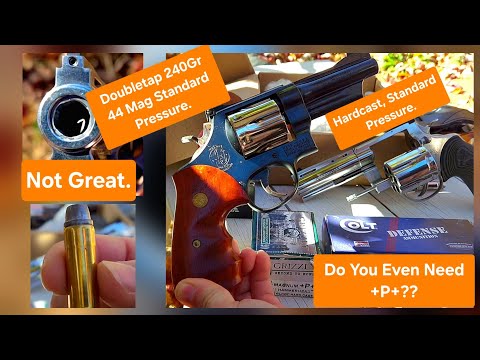 Do You Even Need +P+ Ammo?  Doubletap 44 Mag Hardcast 240Gr Test.
