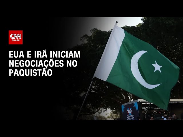 Guerra no Oriente Médio: EUA e Irã iniciam negociações no Paquistão | CNN NOVO DIA