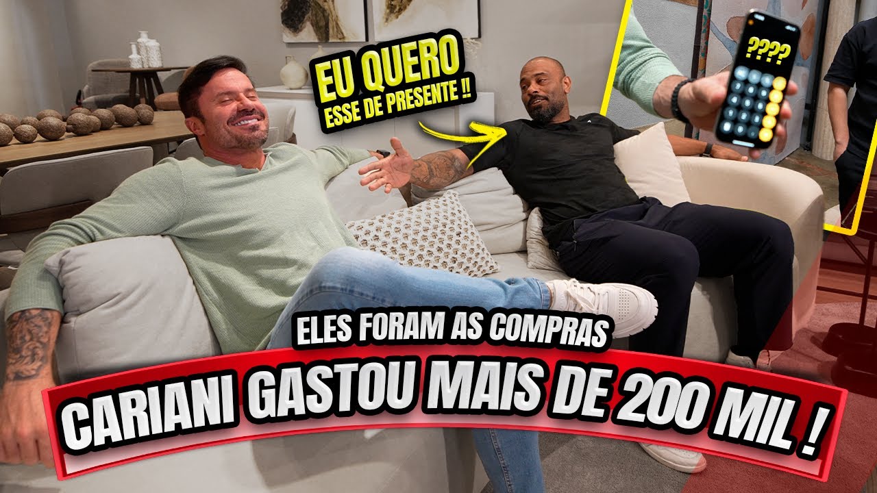 CARIANI GASTOU MAIS DE 200 MIL EM MÓVEIS PARA SUA CASA NOVA !!