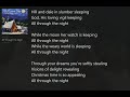 All Through the Night (with Lyrics) a Phil Keaggy Christmas/Welcome Inn