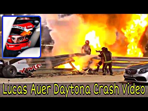 lucas auer crash daytona auer crash dayton - adaytona 24 hours 2023 crash - imsa daytona 2023