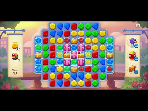TOWNSHIP   Colorful Puzzle  Match -3  game level # 2151