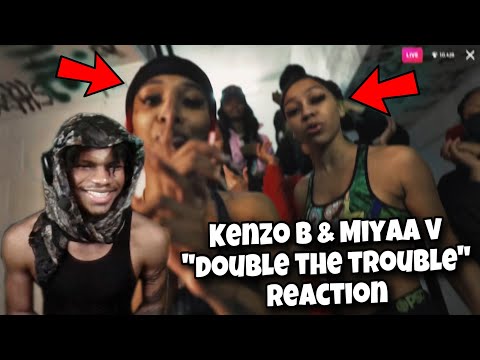The Ladies Is BEEFIN Odee 👀| Kenzo B x Miyaa V - Double the Trouble (Official Music Video) REACTION