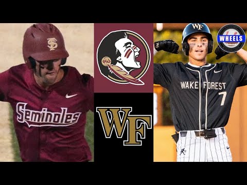 #8 Florida State vs #12 Wake Forest (AMAZING!) | G3 | 2024 College Baseball Highlights