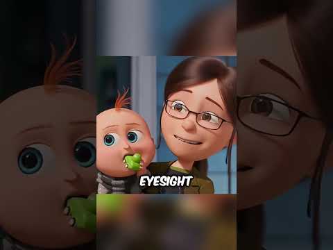 Почему Марго всегда носит очки в мультфильме «Гадкий я»? 🥲 #шорты