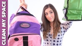 Clean a Backpack & Lunch Bag: Back To School Cleaning Tips 1/3 (Clean My Space)