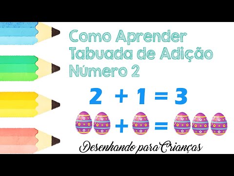 Como Aprender Tabuada de Adição Número 2 #comoaprendertabuada #comodesenhar #artemundodesenho