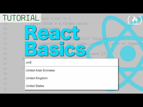 Learn React Beginners Tutorial Build an Autocomplete Text Box - Mind Luster