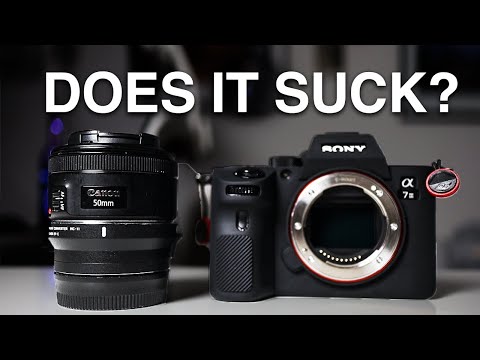 Sony A7III + Canon 50mm f/1.8 + Sigma MC-11 Adapter REVIEW - Does it Suck?