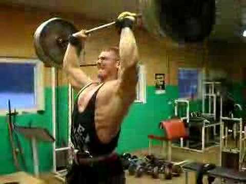 Svungimine 130 kg (7 x) 18. november 2007