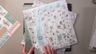 The World is Yours, Exploring Chicago scrapbook process video