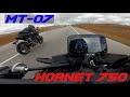 MT 07 Vs Hornet 750