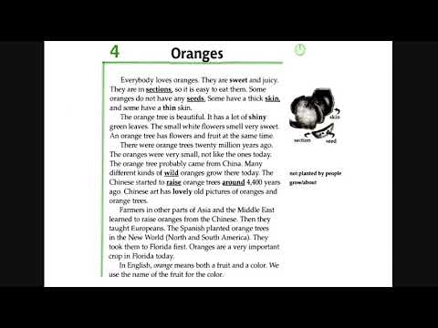 Facts and Figures - Unit 3: Plants - Lesson 4: Oranges