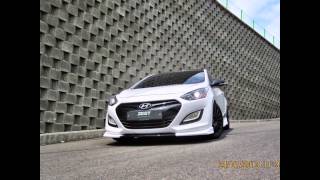 preview picture of video 'zest aeroparts Hyundai Motors New i30 Bodykit(제스트 뉴i30 에어댐)'