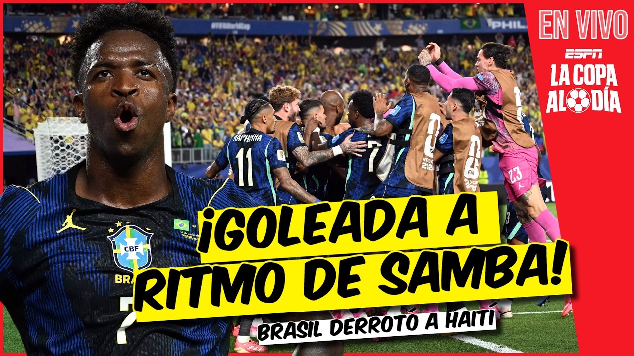 BRASIL BAILA a HAITÍ en el MUNDIAL con GOL de Vinicius y DOBLETE de Cunha | La Copa al Día
