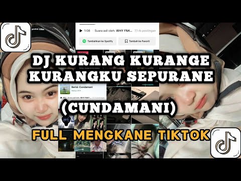 DJ KURANG KURANGE KURANGKU SEPURANE NCEN ANANE NGENE (CUNDAMANI)  by WHY FNKY REMIX