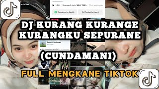 Download lagu DJ KURANG KURANGE KURANGKU SEPURANE NCEN ANANE NGENE (CUNDAMANI)  by WHY FNKY REMIX mp3