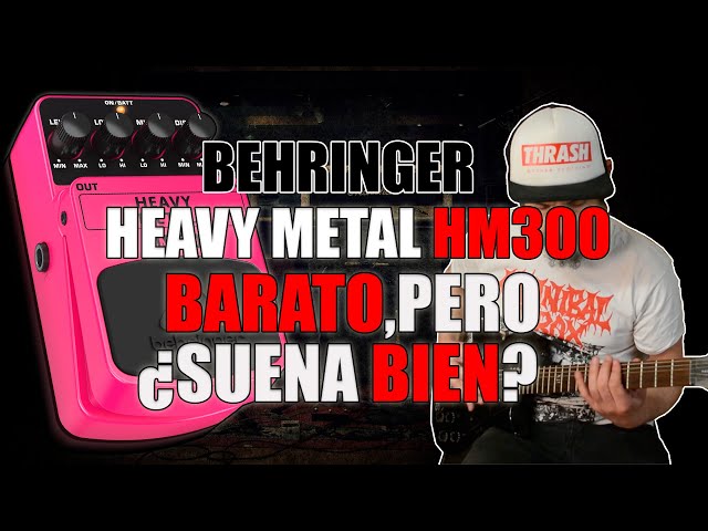 Vídeo relacionado con Behringer HM300 - Pedal de distorsión para guitarra