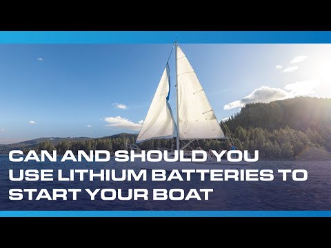 Marine 101, Ep. 6 | Can & Should You Use Lithium Batteries to Start Your Boat Engine?