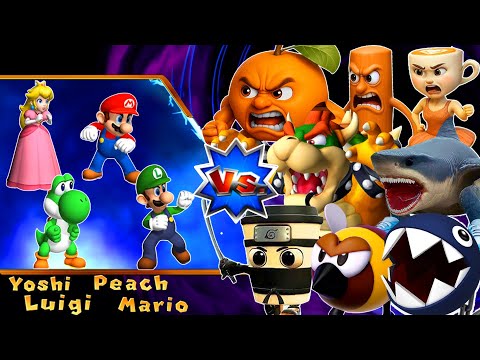 Super Mario Party Jamboree + Mario  Party 9 - Boss Rush  With Mario Family (Hardest Difficulty)