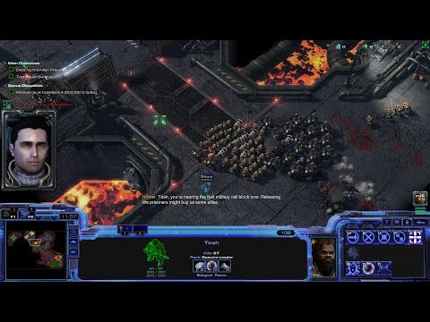 StarCraft 2 Brutal 3 Players Co-op Campaign: Wings of Liberty Mission 17A - Breakout