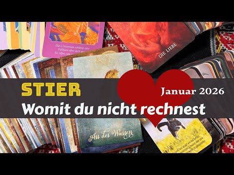 Stier❤️Mit dieser neuen Liebe rechnest du nicht im Januar 2026