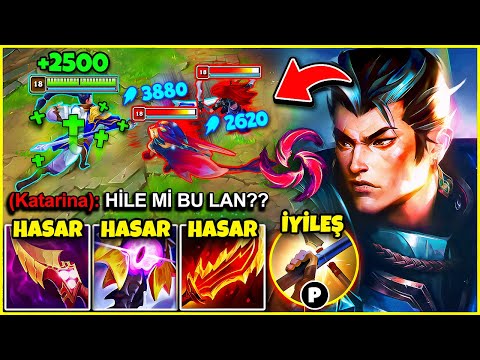 SINIRSIZ İYİLEŞME AP XIN XHAO MID LANE! (RAKİP HİLE SANDI)