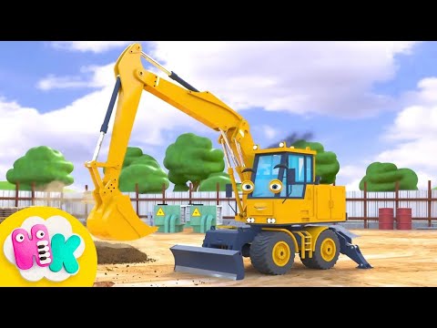 Kepçe çizgi film | İnşaat Arabaları şarkısı | HeyKids - Çocuk şarkıları
