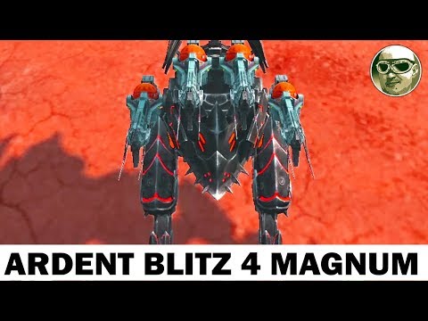 ARDENT BLITZ & 4 MAGNUM MK2 + PILOT CLIVE VICIOUS WAR ROBOTS MAX GAMEPLAY