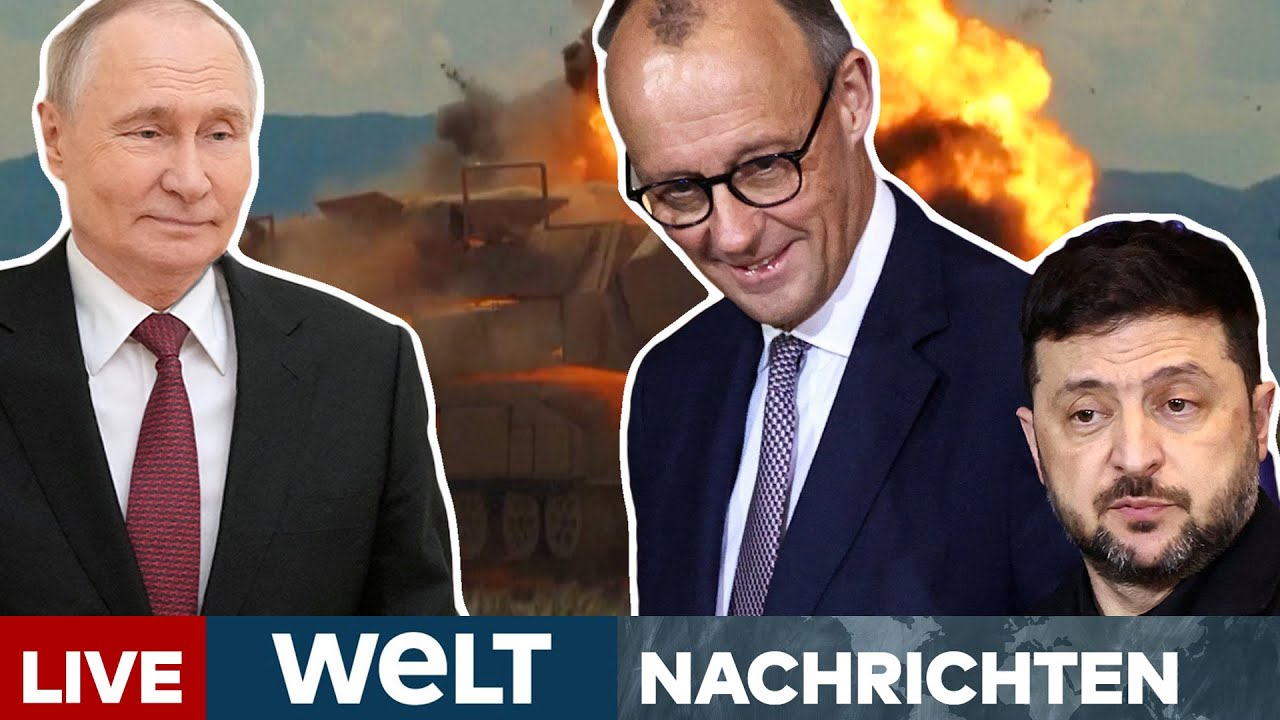 PUTINS KRIEG: „Russische Übergriffe und Angriffe erwidern“ – Merz will Ukraine verteidigen | LIVE