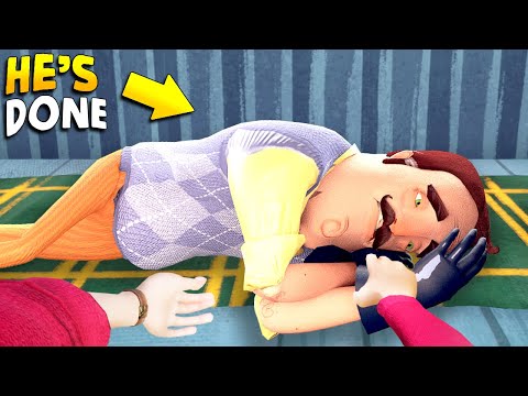 THE NEIGHBOR GIVES UP!!! | Hello Neighbor Gameplay (Mods)