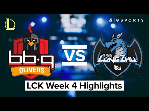 HIGHLIGHTS: BBQ Olivers vs. Longzhu (2017 LCK Spring)