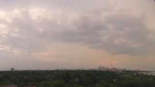 preview picture of video '4K Video - Toronto Storm Skyline Time Lapse'