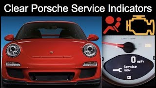 How to Clear Service Indicator, Check Engine & Airbag Light on a Porsche