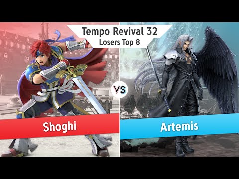 [INCOMPLETE] Tempo Revival 32 - Shoghi (Roy) Vs. Artemis (Sephiroth) - Losers Top 8 - Smash Ultimate