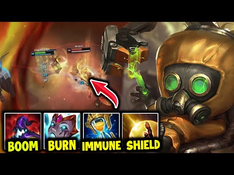 Heimerdinger is the ASSASSINS NIGHTMARE in the midlane! The sneaky damage gets a sneaky win..