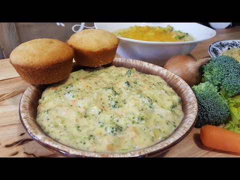One Pot Broccoli Cheddar Soup - The Hillbilly Kitchen
