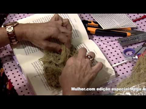 Mulher.com 25/07/2014 Débora Príncipe - Livro com mini jardim