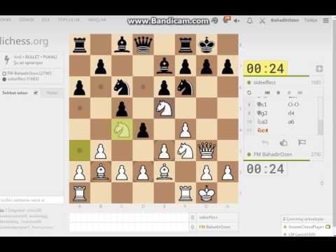 FM Bahadir Ozen playing chess #1
