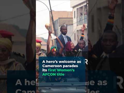 A hero’s welcome as Cameroon parades its first Women’s AFCON title