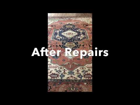 Serapi Persian Antique Rug Repair NYC  Watch later  Share