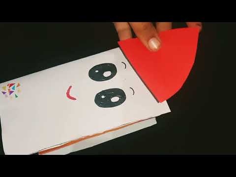 🦄How to do a beautiful booklet with colour paper.🦄..cute booklet..💫in easy method..#viral