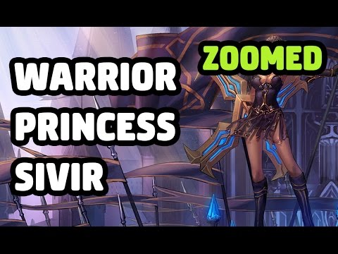 WARRIOR PRINCESS SIVIR SKIN ZOOMED SPOTLIGHT - LEAGUE OF LEGENDS