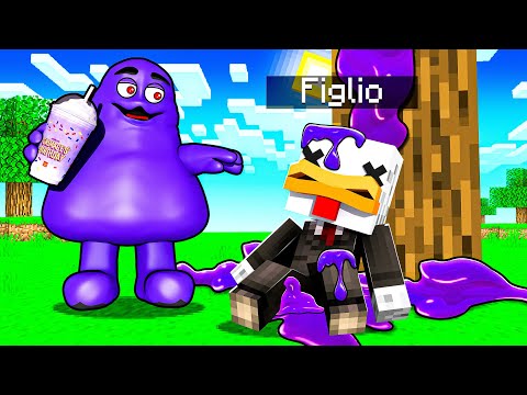 MIO FIGLIO HA BEVUTO IL GRIMACE SHAKE SU MINECRAFT