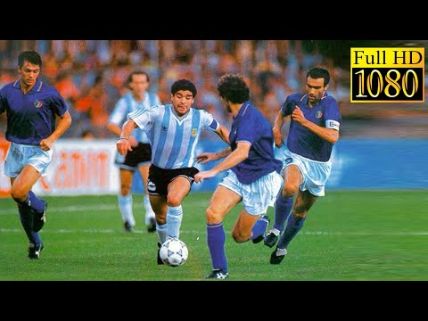 Diego Maradona Magic | Argentina vs Italy - World Cup Semi Final 1990 | 1080p HD