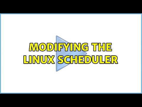 Modifying the linux scheduler