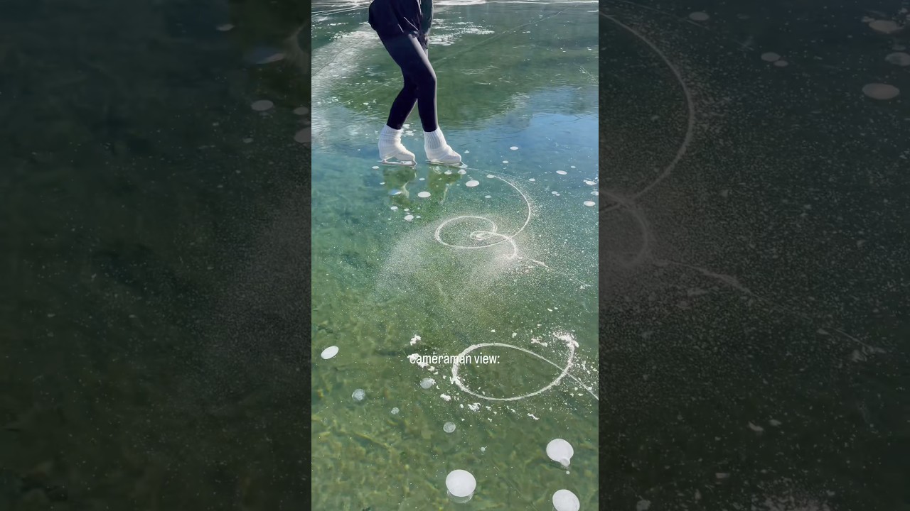 Drawing on ice